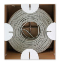 Network Cable - Techly Cat6 U/UTP 305m Grey Techly ITP-C6U-RI Cat6 U/UTP Networking Cable 305m Grey