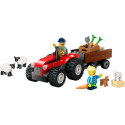 Construction Set - LEGO CITY Tractor with Trailer LEGO CITY 60461 Tractor with Trailer - Green