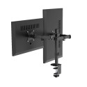 Monitor Arm - Gembird Ma-d2-03 Adjustable Desk Mounted Double Monitor