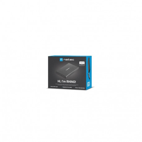 External HDD Enclosure - NATEC RHINO GO USB 3.0 2.5" SATA up to 4TB Black