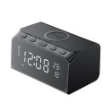 Wireless Charger - Havit W3041 6-in-1 with Alarm Clock, Thermometer, LED Display, 15W, USB Ports, AB
