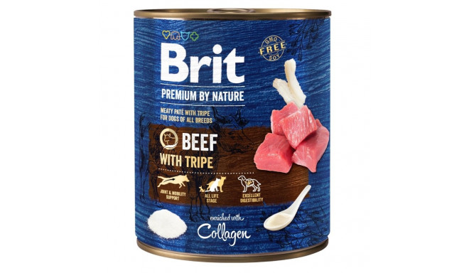 Dog Food - Brit Premium By Nature Beef With Tripe 800g