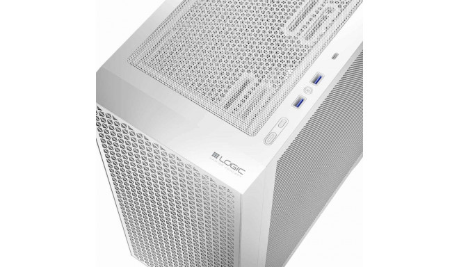 Computer Case - Logic DART PRO MIDI USB-C ATX Tower White