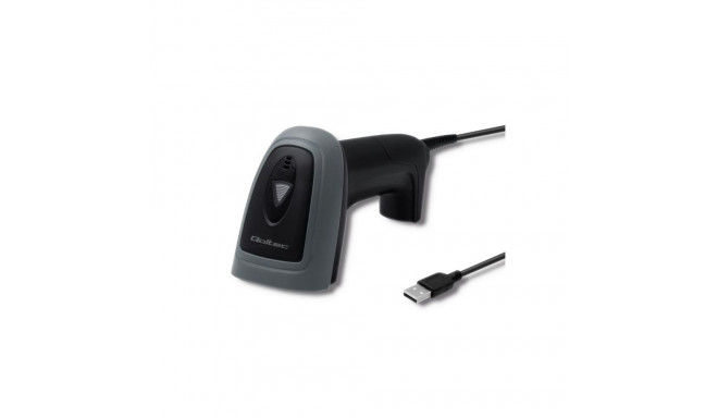 Barcode Scanner - Qoltec 50863 USB Black