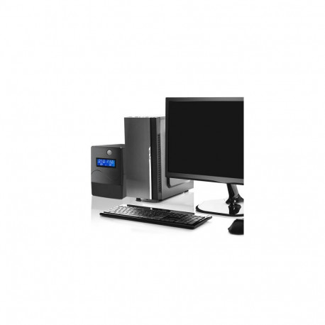 Uninterruptible Power Supply - Qoltec Monolith 0.45 kVA Black Qoltec Monolith UPS 0.45 kVA 240 W Dou