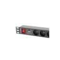 Power Strip - Lanberg Pdu-04e04i-0200, Black