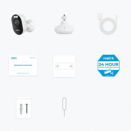 IP Security Camera - Reolink LUMUS E430 White Reolink LUMUS E430 IP Camera with Night Vision, White