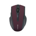 Computer Mouse - MOUSE DEFENDER ACCURA MM-665 RF 1600dpi 5B Maroon