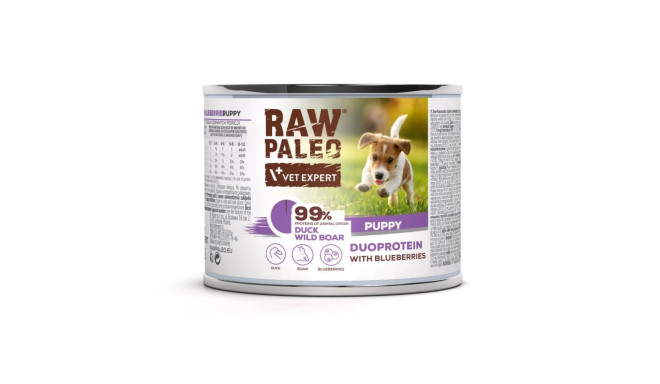 Dog Food - RAW PALEO Duoprotein Duck & Boar Puppy 200g RAW PALEO Duoprotein Duck & Boar Puppy Wet Do