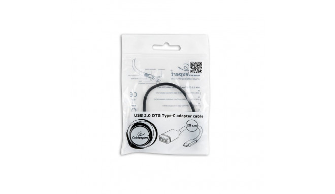 USB Cable - Gembird A-otg-cmaf2-01 0.2m USB C To A Black