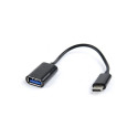 USB Cable - Gembird A-otg-cmaf2-01 0.2m USB C To A Black