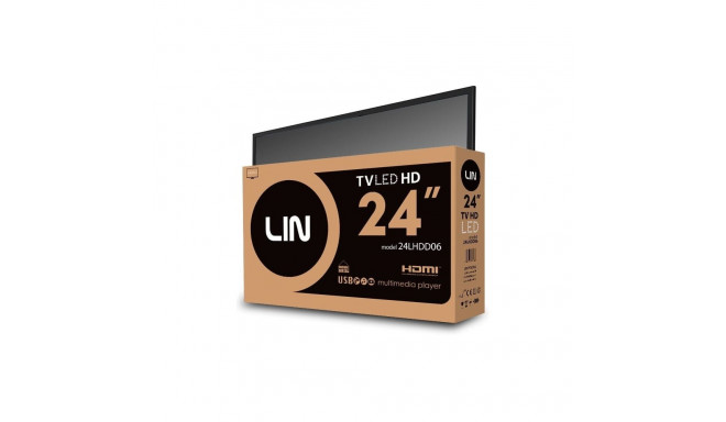 Smart TV - LIN 24LHDD06 HD Ready 24" 1366x768 Black