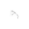 Monitor Mount - Maclean Mc-860 27" Black Desk Stand
