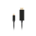 USB Type-c Adapter - Lanberg Cmdp 10cu, Black