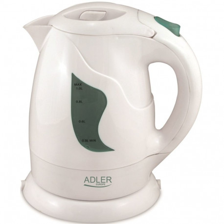 Electric Kettle - Adler AD 08 - 1 L - 850 W - White