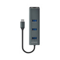 USB Hub - Savio Ak-57 3xusb-a Hub Gray