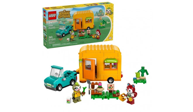 Building Set - LEGO ANIMAL CROSSING 77054 Leif's Caravan & Garden Shop 263 pcs