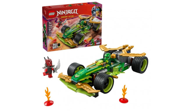 Toy Set - LEGO NINJAGO 71828 Lloyd's Pull-Back Race Car 181 pcs 2 minifigures