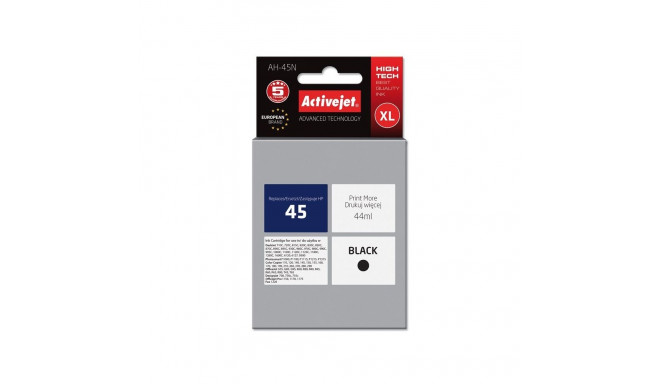 Printer Ink Cartridge - Activejet Ah-45n Black