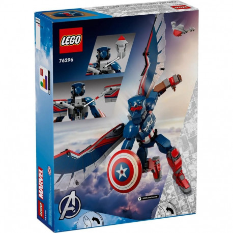 Construction Set - LEGO MARVEL Captain America 76296 LEGO MARVEL 76296 New Captain America Construct
