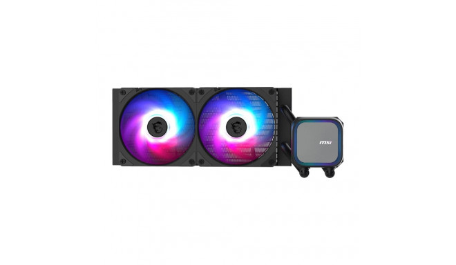 CPU Cooler - MSI MAG Coreliquid A13 240 12cm Dual Fan AM5 LGA 1700 Black