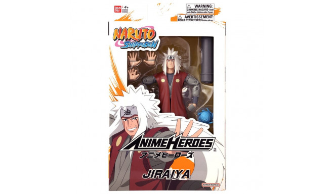 Action Figure - Bandai Anime Heroes Naruto Jiraiya 6.5 Inch