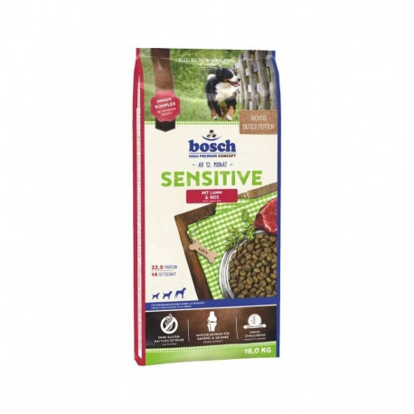 Dry Dog Food - BOSCH Sensitive Lamb&Rice 15 kg