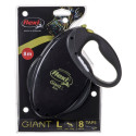 Dog Retractable Lead - TRIXIE NEON GIANT L 8 m Black, Yellow