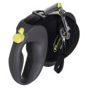 Dog Retractable Lead - TRIXIE NEON GIANT L 8 m Black, Yellow