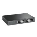 Switch - TP-Link 24-Port Gigabit Desktop/Rackmount Grey TP-Link 24-Port Gigabit Network Switch Deskt