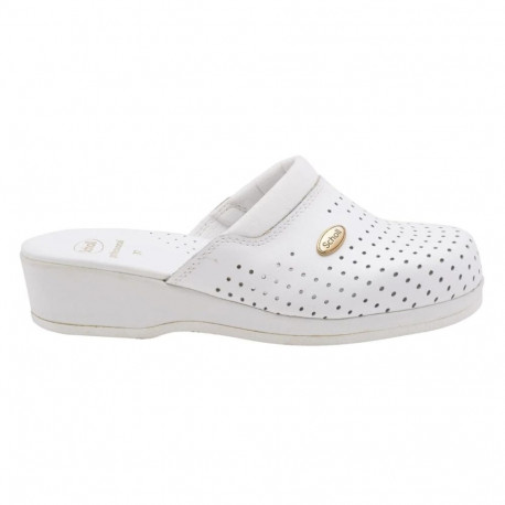 Clog Shoes - Scholl Backguard, White