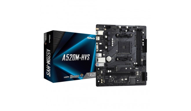 Motherboard - Asrock A520M-HVS AMD A520 Socket AM4 micro ATX