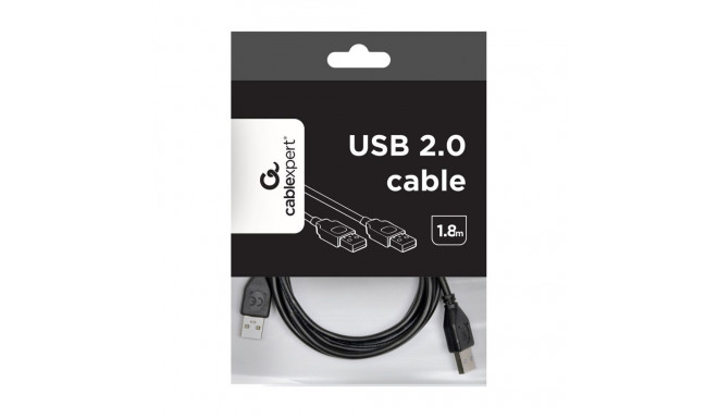 USB Cable - Gembird 1.8m USB A Black