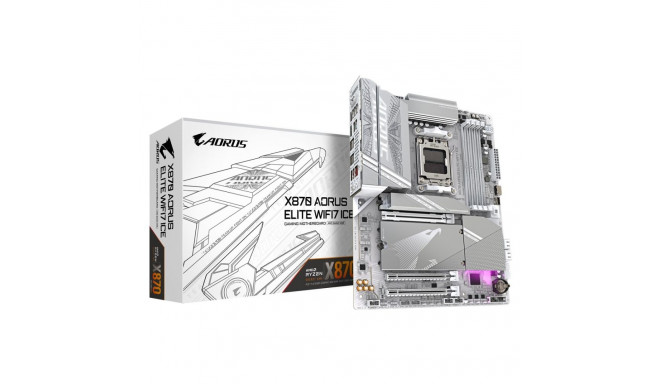 Motherboard - GIGABYTE X870 AORUS ELITE WIFI7, AMD Ryzen 9000, 8200MHz DDR5, Wi-Fi 7