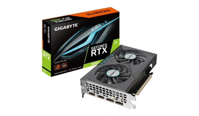 Video Card - Gigabyte GeForce RTX 3050 WINDFORCE OC 6GB Silver/Black Gigabyte GeForce RTX 3050 WINDF