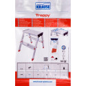 Step Stool - Krause Folding Treppy Silver