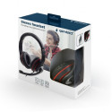 Gaming Headset - Gembird Mhs-03-bkrd Wired Headband Black/red