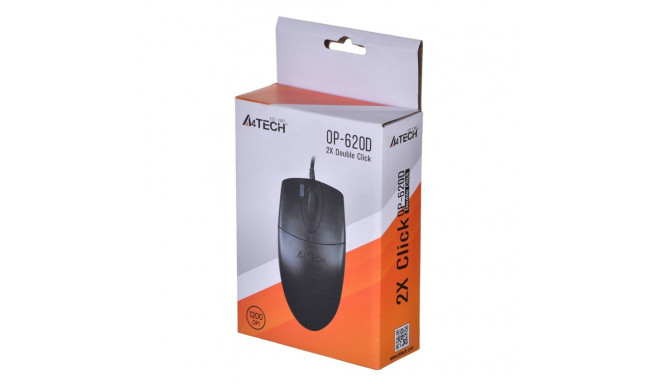 Computer Mouse - A4Tech OP-620D USB Type A Optical 800 DPI