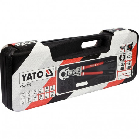 Crimping Tool - Yato Yt-21735 Black/red