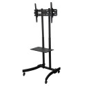 TV Stand - Techly ICA-TR23 1 Shelf VESA Mount Black