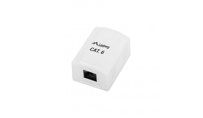 Network Socket - Lanberg Surface Mounting Socket Rj45 White
