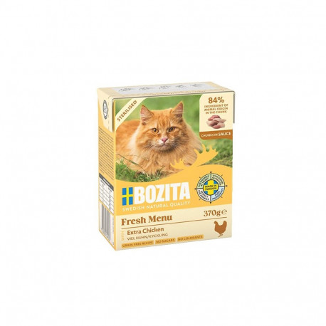 Cat Food - BOZITA Fresh Menu Sterilised Extra Chicken Wet 370g