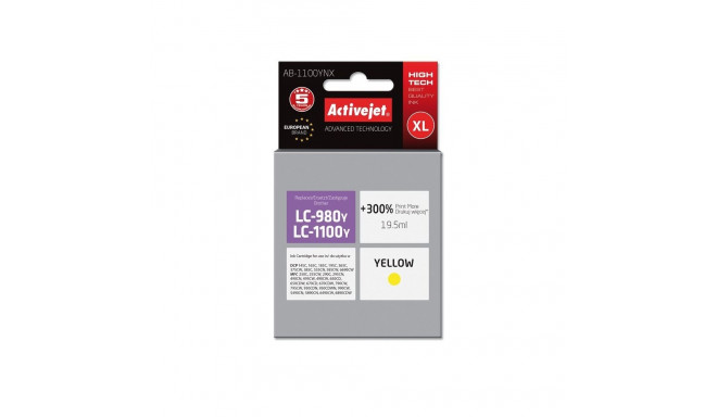 Ink Cartridge - Activejet Ab-1100y 19.5ml Yellow