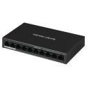 Switch - Mercusys MS110P Managed PoE Switch Black Mercusys MS110P 8-Port Gigabit Switch, Metal Housi
