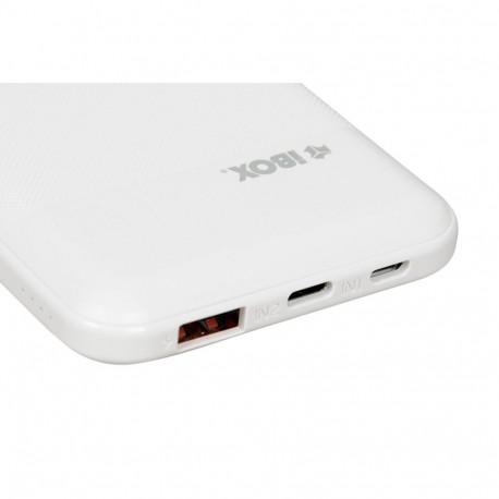 Power Bank - iBox IPB10 10000mAh Quick Charge 3.0 Power Delivery 3.0 White