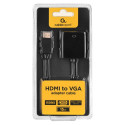 VGA Adapter - Gembird A-hdmi-vga-04 0.15m HDMI VGA Adapter Black