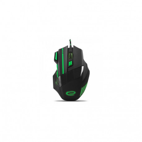 Gaming Mouse - Esperanza EGM201G Optical 2400 DPI USB Type-A Black/Green