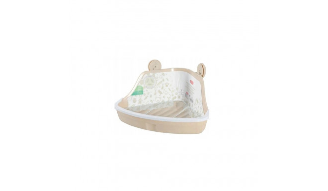Corner Toilet - ZOLUX Small for Hamsters & Rabbits Beige