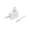 Power Adapter - Qoltec 51039 65W Indoor Type C White
