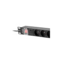 Pdu - Lanberg Power Strip 19" 1u 16a 8x230v 2m